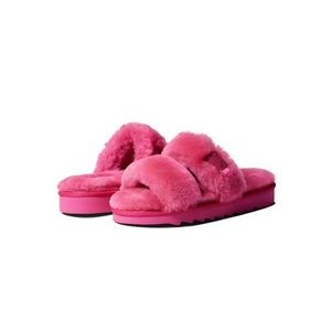 NEW FIRESIDE by Dearfoams Benalla Hot Pink size 7